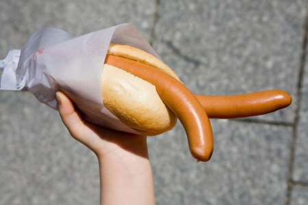 deux pénis hot dog