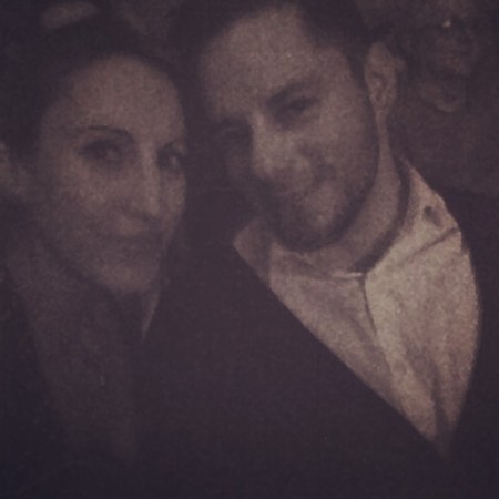 Selfie pour montrer que mon frère et moi avons passé la soirée ensemble.